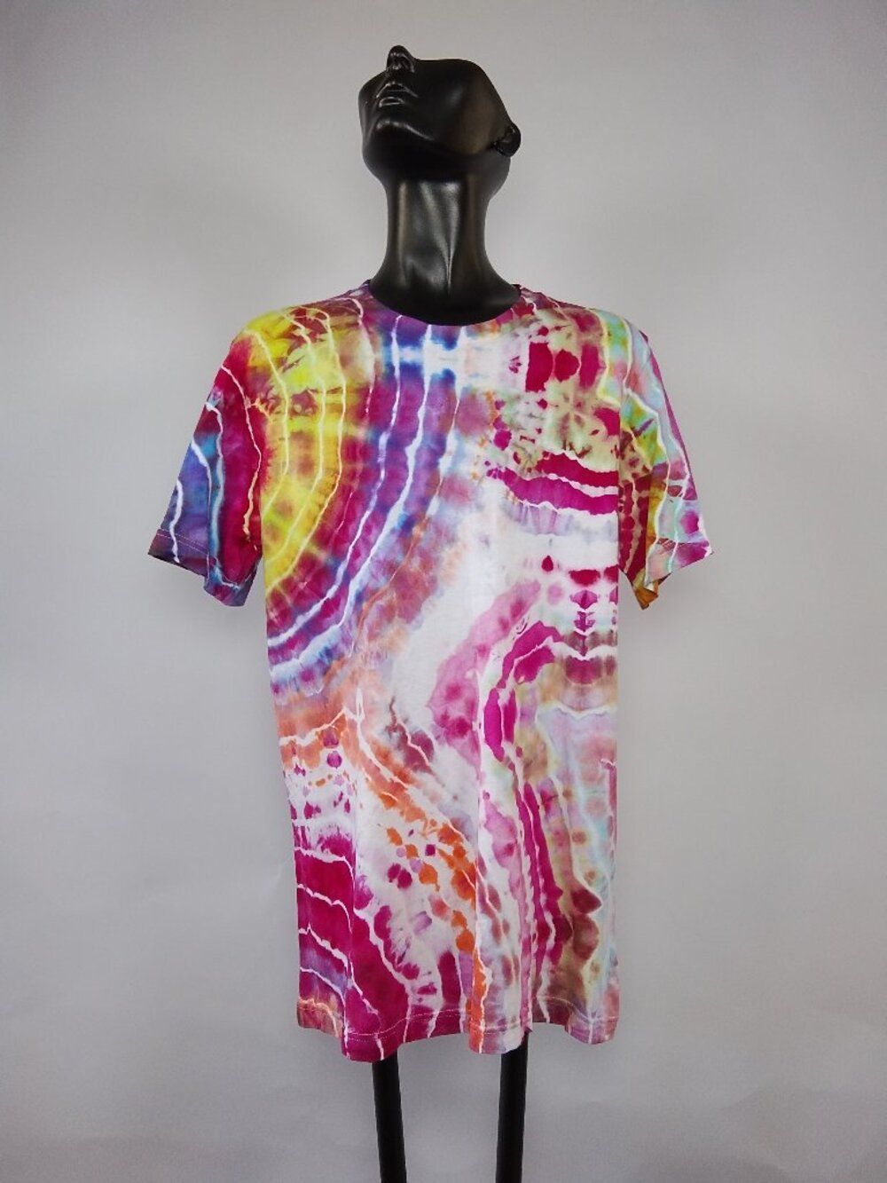 Medium Unisex Bella-Canvas 3001C “Geode” Ice Dyed T-Shirt